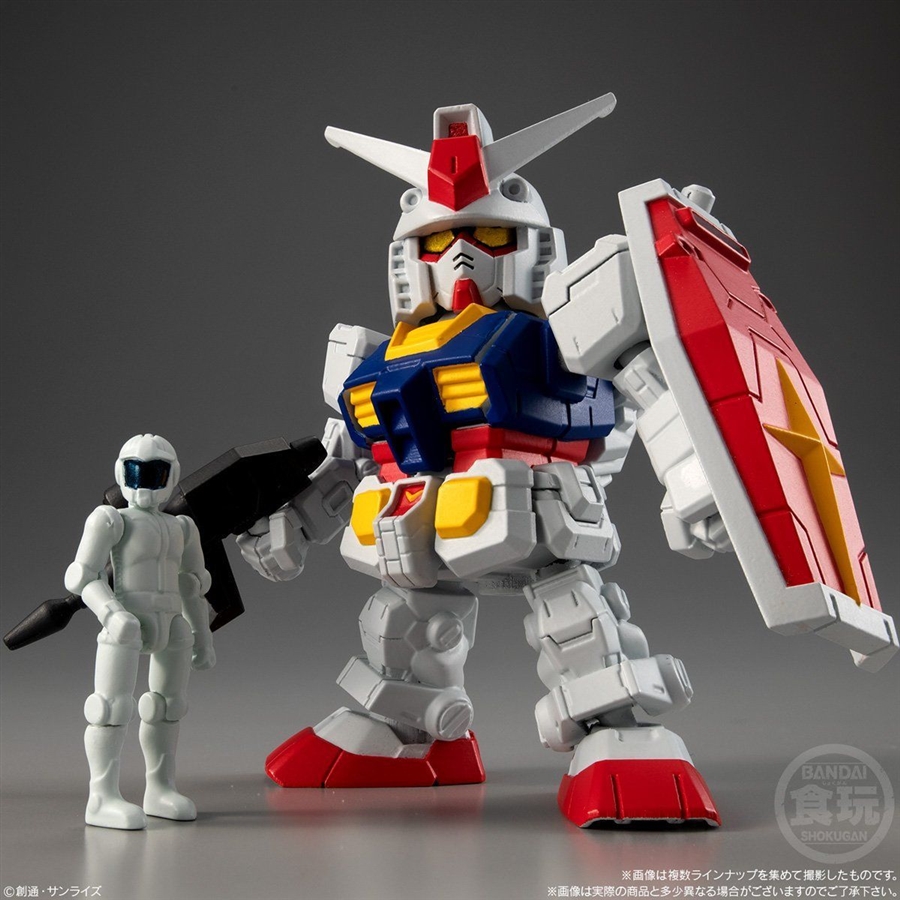 10 pieces Gundam Micro Wars 2 Shokugan Figure