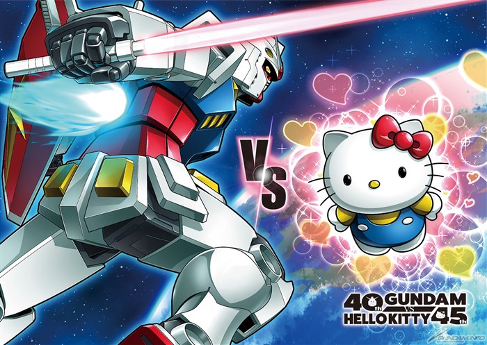 Get Gundam 40th Anniversary Hello Kitty 45th Anniversary Gundam Vs Desktop Wallpaper Free Wallpaper Gundam 40th Anniversary Hello Kitty 45th Anniversary Gundam Vs For iPhone Free