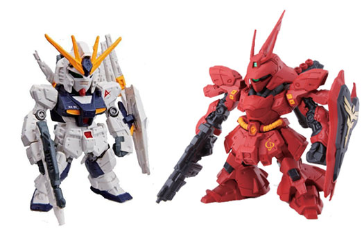 FW Gundam Converge SP01, including νGundam and Sazabi, now