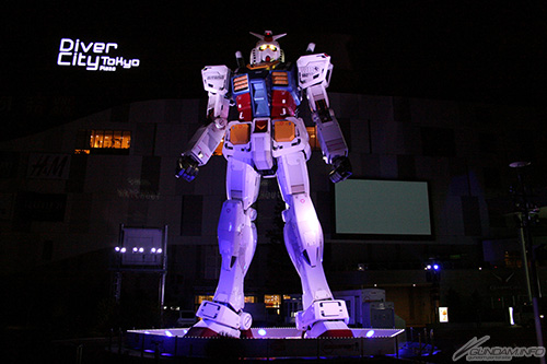 お台場 実物大ガンダム立像 大晦日 元旦は夜通しライトアップを実施 Gundam Info