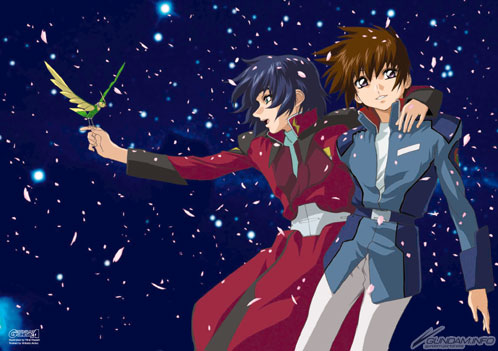 Gundam Ace Theater Shows Seed Ano Jidai 3 30 Everyone Who Comes Gets A Kira And Athrun Poster Gundam Info