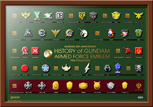 締切間近 機動戦士ガンダム 生誕35周年エンブレムピンズコレクション 予約受付は6月2日23時まで Gundam Info