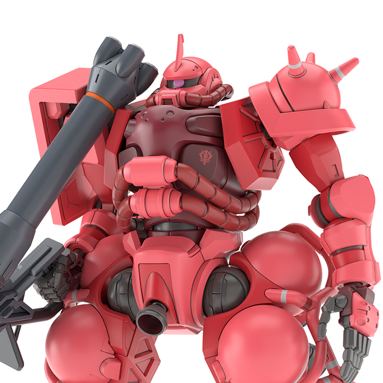 HG 1/144 CHAR’S ZAKU(GQ)