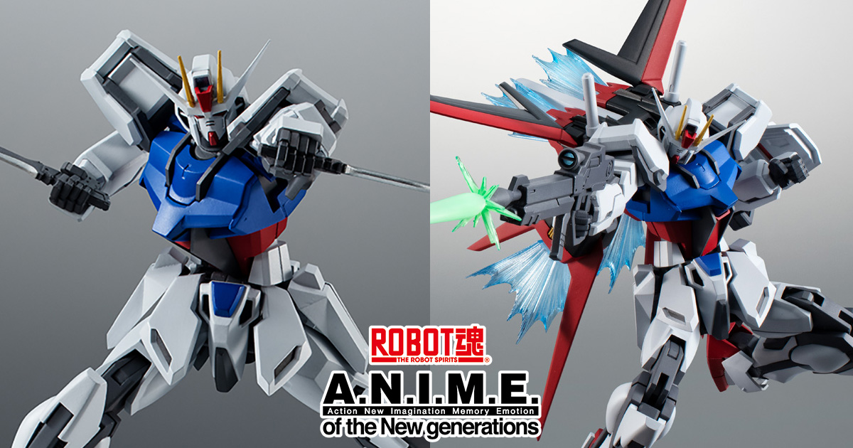 The ROBOT SPIRITS ver. A.N.I.M.E. Strike Gundam and Aile Striker & Effect Parts Set Goes Sale Today! | GUNDAM.INFO