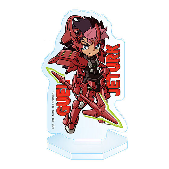 MOBILE SUIT GUNDAM THE WITCH FROM MERCURY MECHGURUMI ACRYLIC STAND, NEW