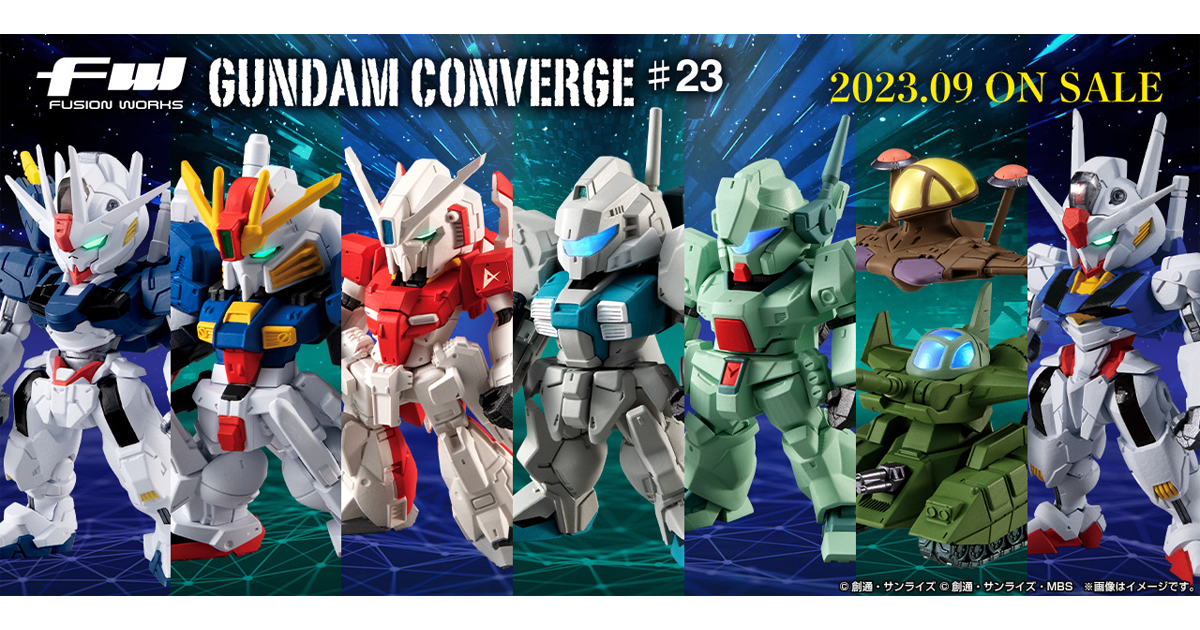 FW GUNDAM CONVERGE ♯23 is Going on Sale in September! There Will 