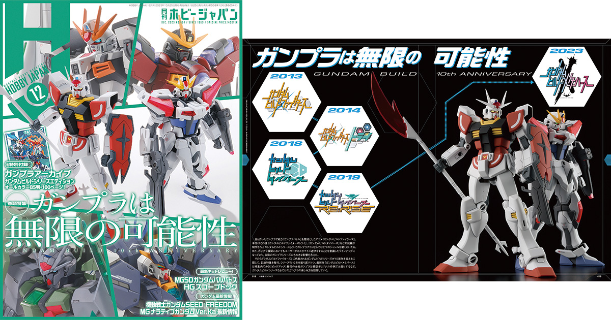 Monthly Hobby Japan December 2023 Issue Going on Sale Today with a