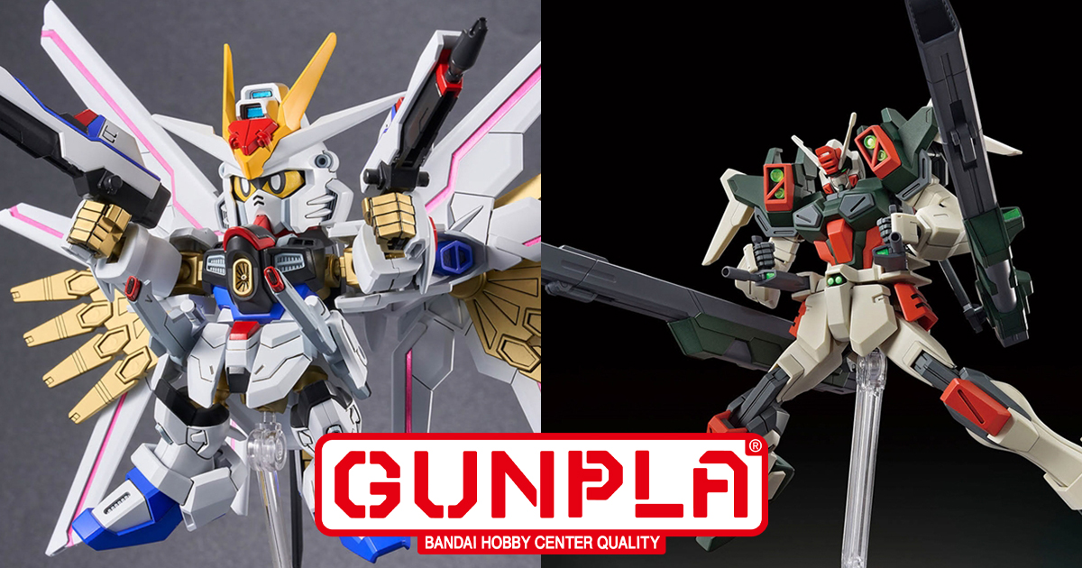 The Sdcs Mighty Strike Freedom Gundam And Hg Lightning Buster Gundam Go