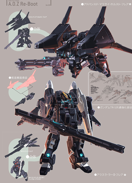 Dengeki Hobby A.O.Z Re-boot Vol.99 Advanced Marasai Holst